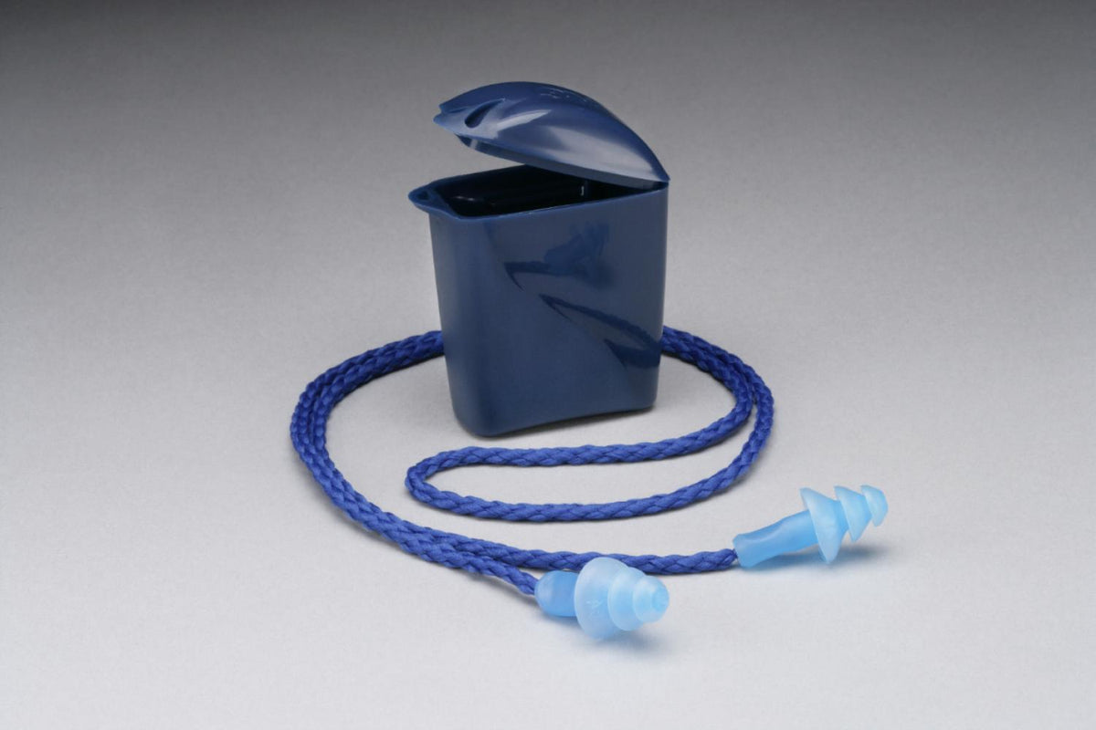 3M™ Tapón Auditivo Reutilizable 1291 con Cordón y Estuche