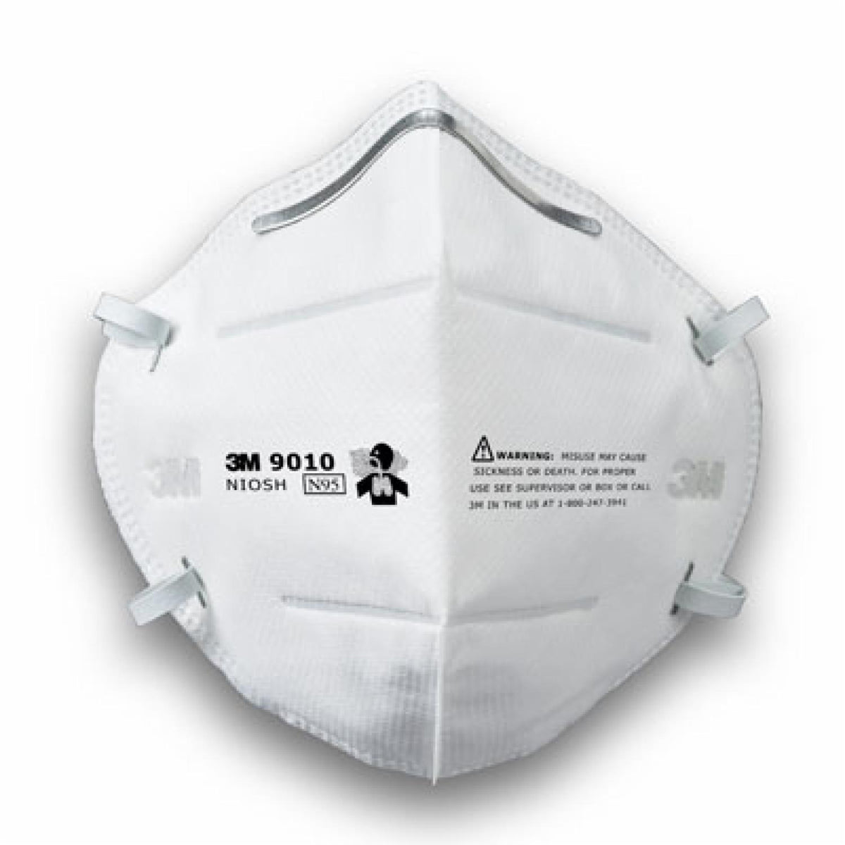 3M™ 9010 Respirador para Partículas N95 de Doblar