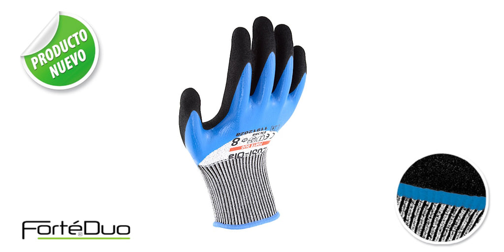Guantes de Fibra de Polietileno de muy alta densidad (HPPE), “FortéDuo”