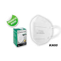 Mascarilla para polvo, termosellada, plegada, desechable •KN95