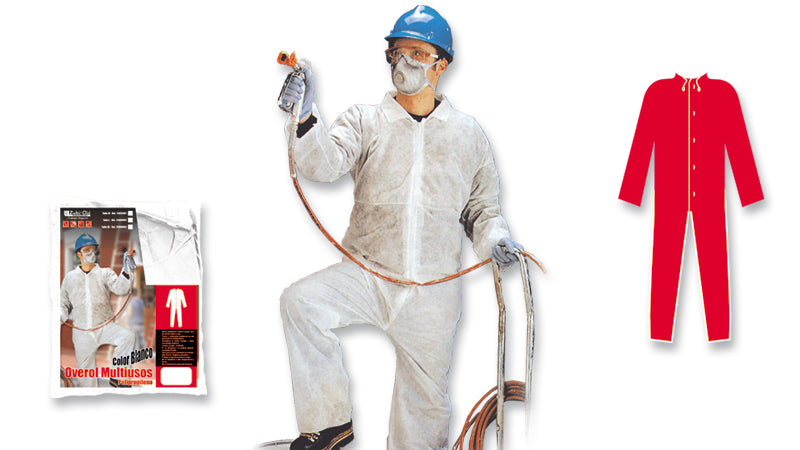 Overol Multiusos Color Blanco • Fabricado en Polipropileno