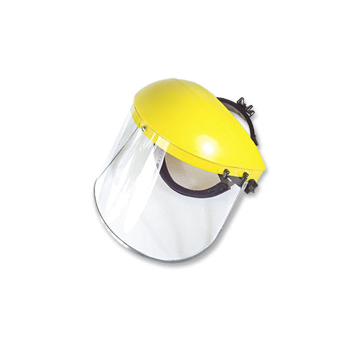 Careta de Protección Facial con Soporte Ajustable y Visor Claro,Borde de Alumino