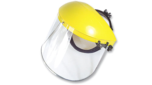 Careta de Protección Facial con Soporte Ajustable y Visor Claro,Borde de Alumino