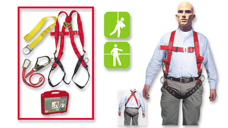 Arnés de Seguridad Contra Caídas•Pélvico-Pectoral•Gancho Grande