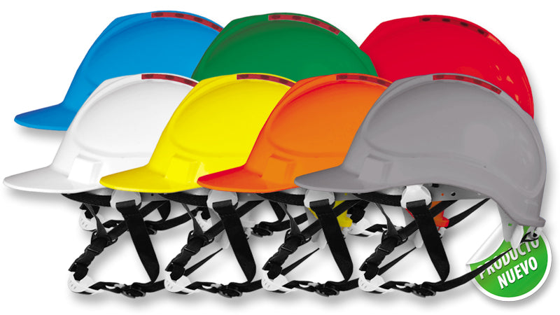 Casco de Seguridad Tipo Industrial•Tafilete de 6 apoyos. Con ratchet