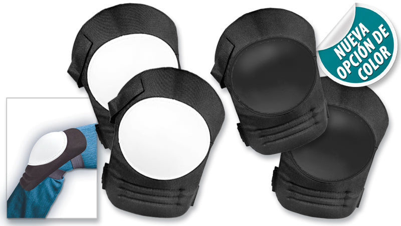 Protectores para Rodillas – 2 piezas: Dos opciones de color:Blanco/Negro y Negro