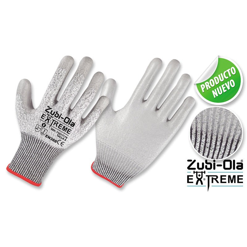 Guantes Fibra UHMWPE, recubiertos en Poliuretano • “Extreme”