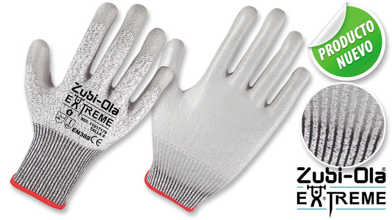 Guantes Fibra UHMWPE, recubiertos en Poliuretano • “Extreme”