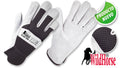 Guantes de Carnaza y Tela Sintética • “WildHorse”