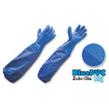 Guantes Semicorrugados • 23.62” (60cm), con manga • “Blue PVC Long”