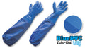 Guantes Semicorrugados • 23.62” (60cm), con manga • “Blue PVC Long”