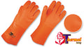 Guantes PVC Utilflex Neón Semicorrugados • “Thermal Long”