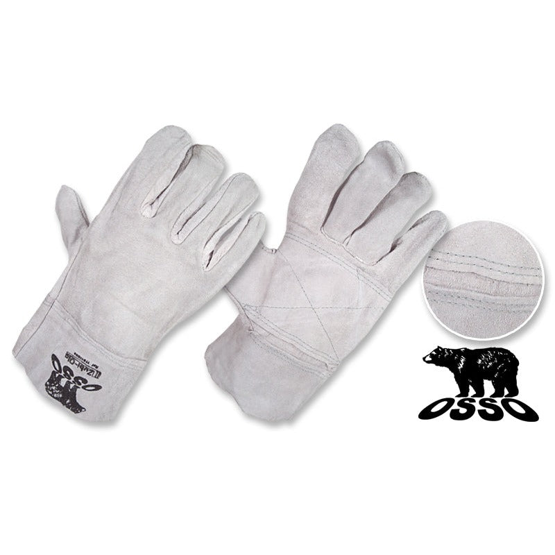 Guantes Carnaza Puño Corto • “Osso”