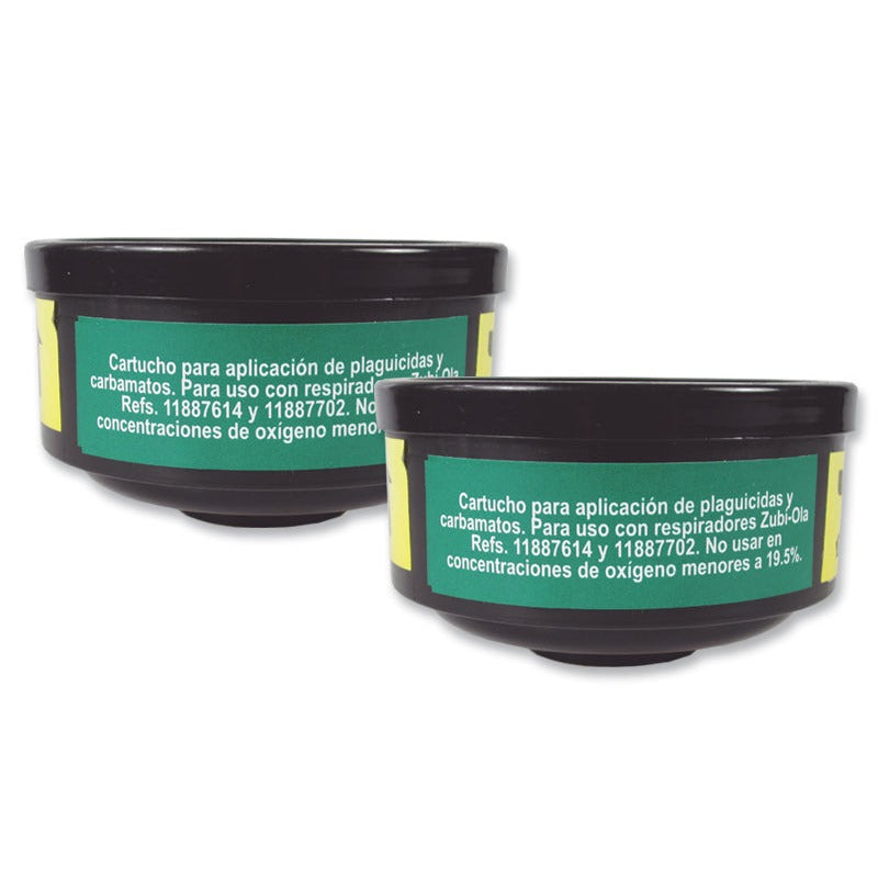 2 Cartuchos Filtrantes B618B para Respiradores Refs.: 11887614 y 11887702