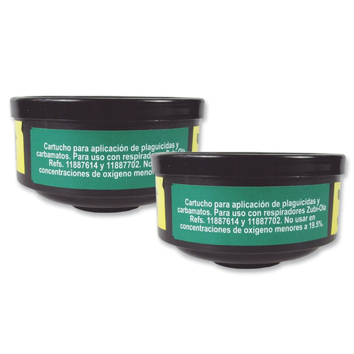 2 Cartuchos Filtrantes B618B para Respiradores Refs.: 11887614 y 11887702