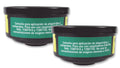 2 Cartuchos Filtrantes B618B para Respiradores Refs.: 11887614 y 11887702
