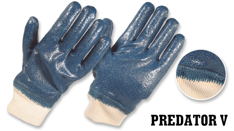 Guantes Nitrilo Corrugado • DIP TOTAL • “Predator V”