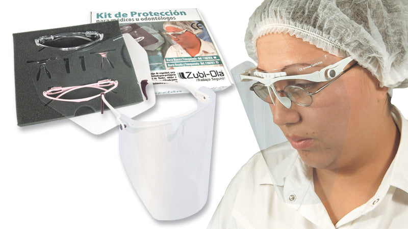 Kit de protección para médicos u odontólogos