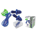Protector Auditivo • Cordón PVC • Triple Reborde • Caja Plástica • UT NRR 26 dB