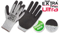 Guantes Fibra HPPE, recubiertos en Nitrilo Corrugado • “ExtraFlex Ultra”
