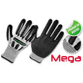 Guantes (HPPE)• recubiertos Nitrilo• Recubrimiento en el dorso con (TPR)•“Mega”