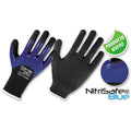 Guantes Poliéster recubiertos en Nitrilo •  DOBLE DIP • “NitriSafe”