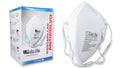 Mascarilla para polvo, termosellada, plegada, desechable• Caja dispensadora x 20