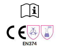 Guantes de Neopreno • Interior con flock • Largo: 13” • 20 mil • “Raptor I”