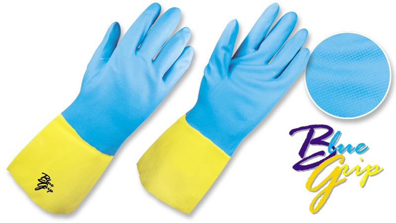 Guantes de Neopreno • Para el hogar y la industria • “Blue Grip”