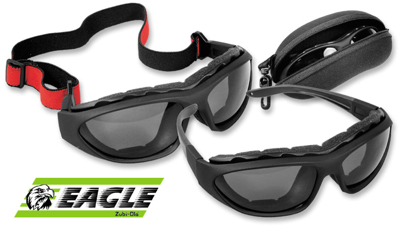 Gafas Lente Oscuro en Policarbonato • Antifog • Doble Utilidad • “Eagle”
