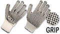 Guantes Hilaza Algodón/Poliéster con Puntos PVC • 2 Caras • “Grip”