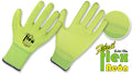Guantes Nylon, recubiertos en Poliuretano • DIP NORMAL • “Fácil Flex Neón”