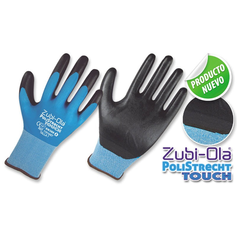 Guantes Nylon, recubiertos en Poliuretano • “PoliStrecht Touch”