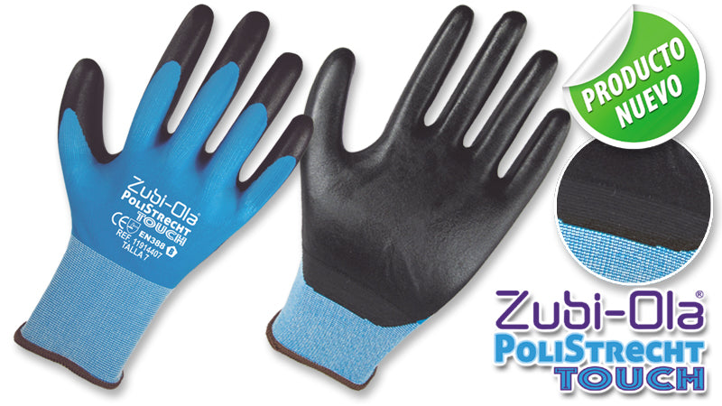 Guantes Nylon, recubiertos en Poliuretano • “PoliStrecht Touch”