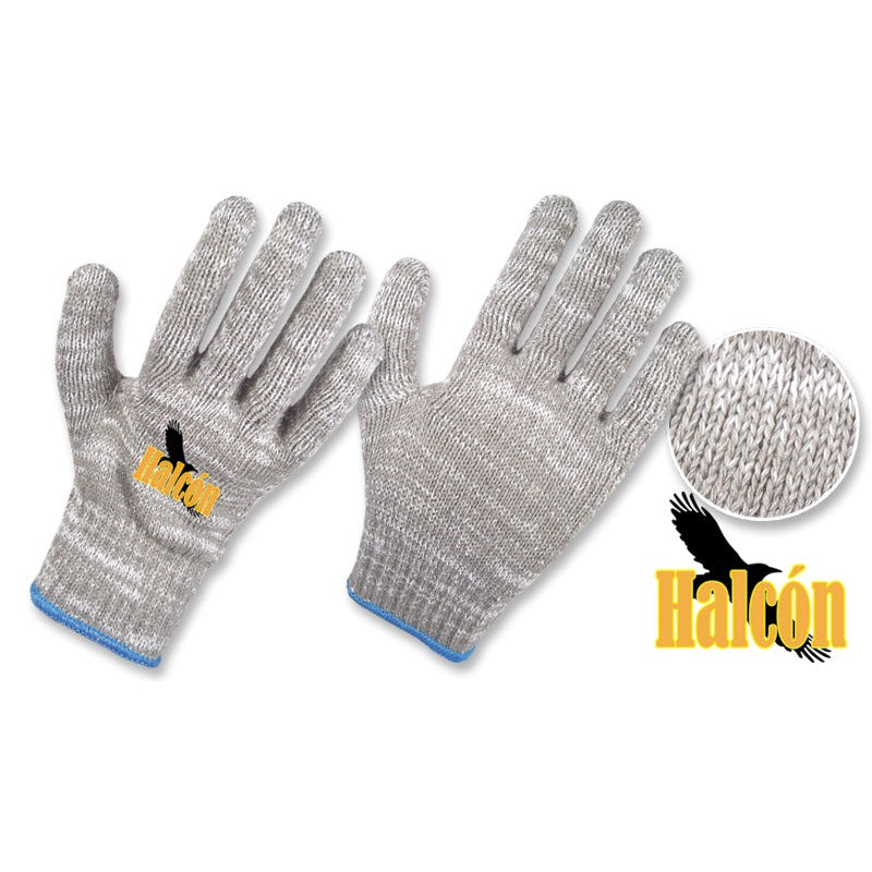 Guantes Industriales Hilaza Algodón/Poliéster • “Halcón”