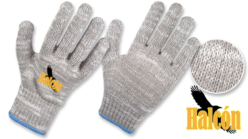 Guantes Industriales Hilaza Algodón/Poliéster • “Halcón”