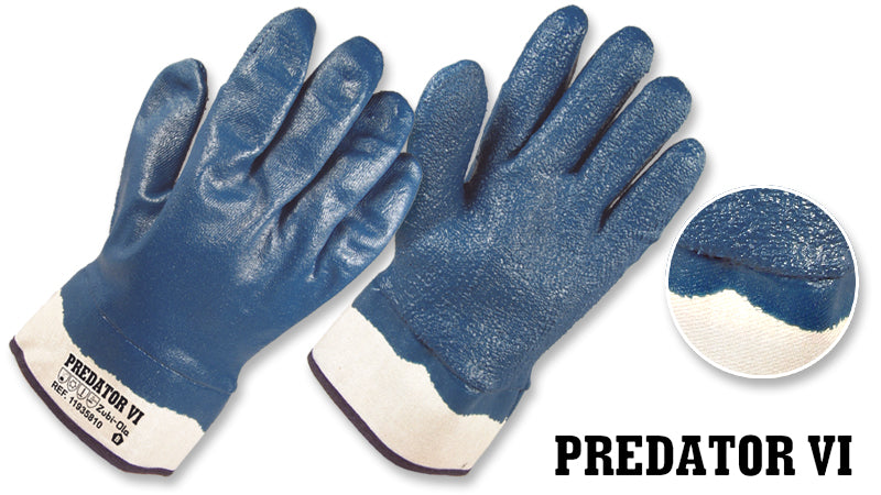 Guantes Nitrilo Semi-corrugado • DIP TOTAL • “Predator VI”