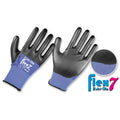 Guantes Nylon, recubiertos en Nitrilo, 3/4 DIP • “Flex7”