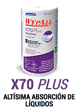 WypAll* X70 Plus Regular Roll Power Pockets