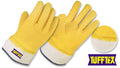 Guantes Lona recubiertos con Látex Natural Rugoso • Puño abierto • “Tufftex”