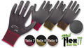 Guantes Nylon 13 Gauge, recubiertos en Poliuretano • DIP NORMAL • Fácil Flex IV