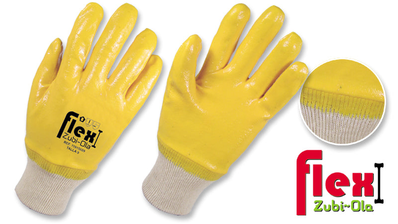 Guantes Nitrilo Liso • DIP TOTAL • “Flex • Zubi-Ola®”