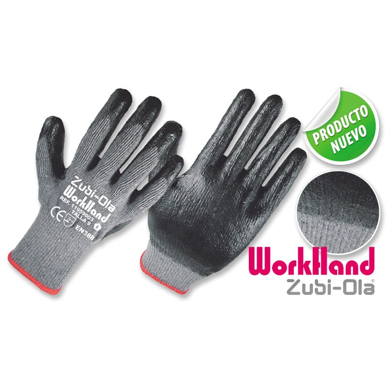Guantes Polycotton, recubiertos en Látex • DIP NORMAL • “WorkHand”