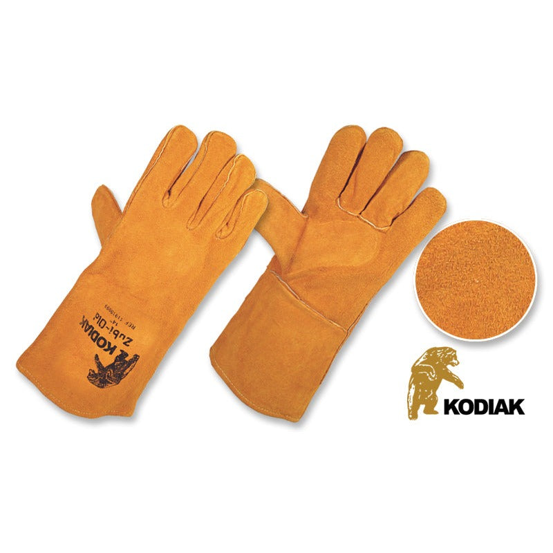 Guantes Carnaza, para Soldar • Largo: 14” (35.56cm) • “Kodiak”
