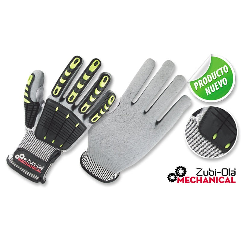 Guantes de (HPPE), recubiertos en (PPU)// “Mechanical”