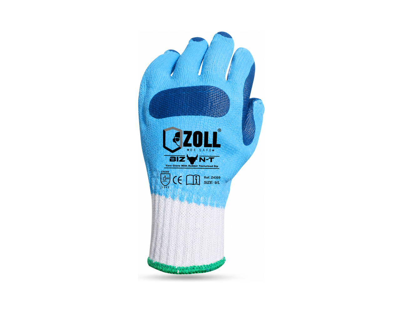 GUANTE EN HILAZA RECUBIERTO EN LATEX TEXTURIZADO. IDEAL PARA USO INDUSTRIAL.