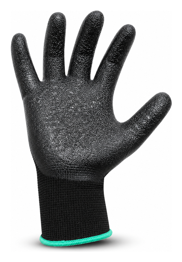 Guante EasyGrip - Poliester Recubierto En Látex Corrugado, Dip Normal