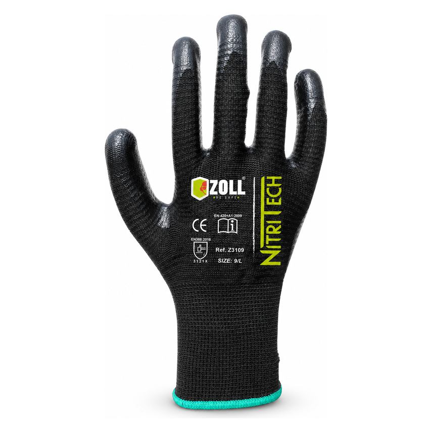 Guante NitriTech Poliester Recubierto En Nitrilo, Dip Normal