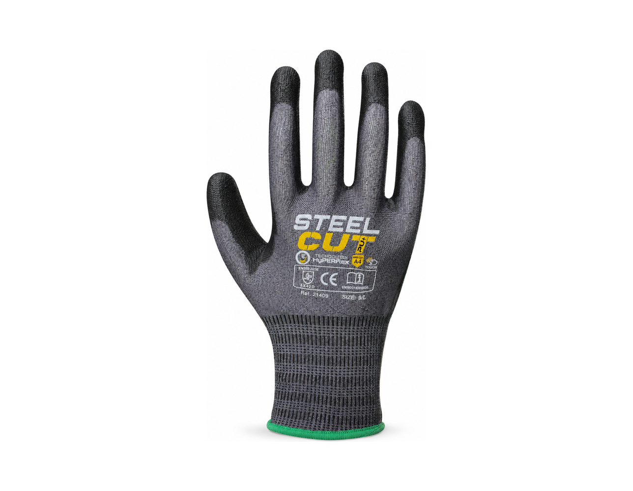 GUANTE ANTICORTE A4 CON TECNOLOGIA  HYPERFLEX RECUBIERTO CON POLIURETANO