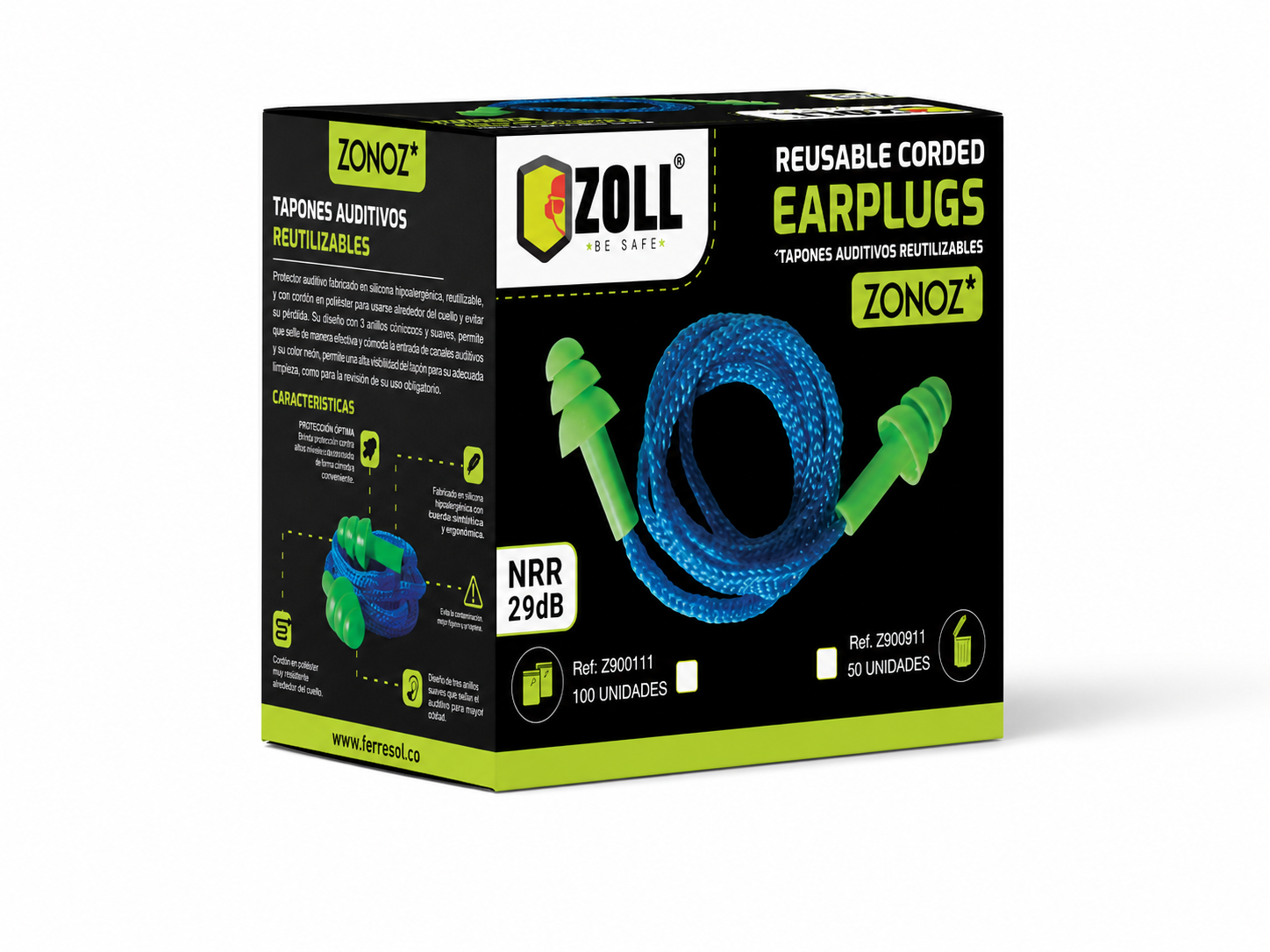 TAPONES AUDITIVOS REUTILIZABLES